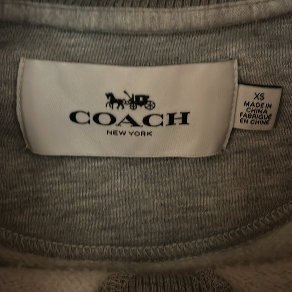 COACH New York Cherry Gray Sweatshirt - Picture 4 of 5